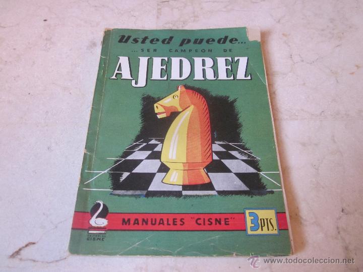 Libros: MANUALES CISNE - TOMAS G. LARRAYA - USTED PUEDE SER CAMPEON DE AJEDREZ - Foto 1
