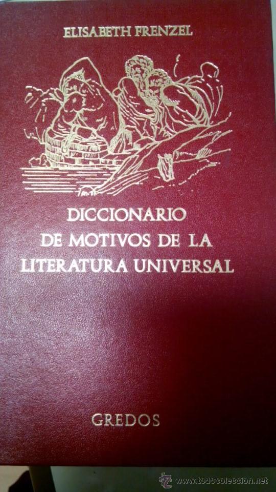 Diccionario De Motivos De La Literatura Univers Sold - 