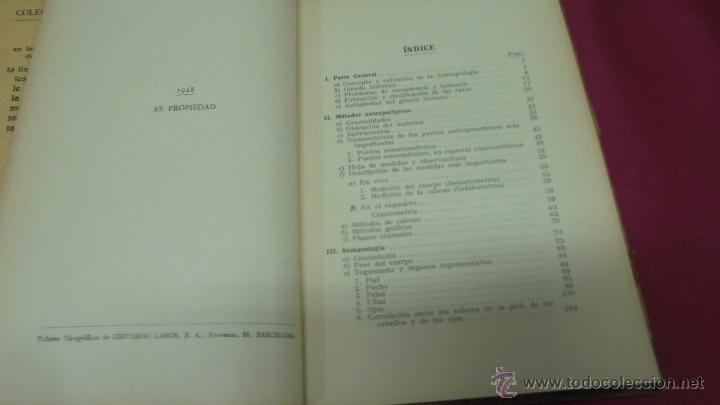 Libros: ANTROPOLOG&Iacute;A. ERNSTO FRIZZI. EDITORIAL LABOR. 2&ordf; EDICI&Oacute;N. - Foto 2