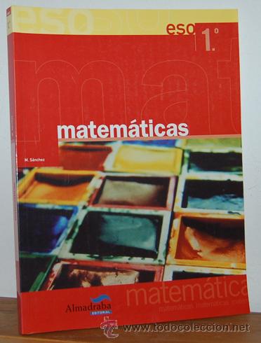 Libros: MATEM&Aacute;TICAS - 1&ordm; ESO - MANUEL S&Aacute;NCHEZ RODR&Iacute;GUEZ - Foto 1