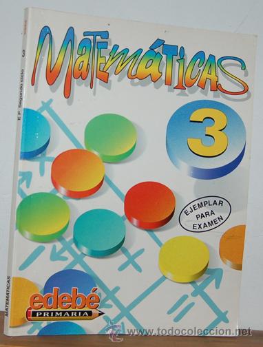 Libros: MATEM&Aacute;TICAS 3 - Primaria - Equipo Editorial EDEB&Eacute; - Foto 1