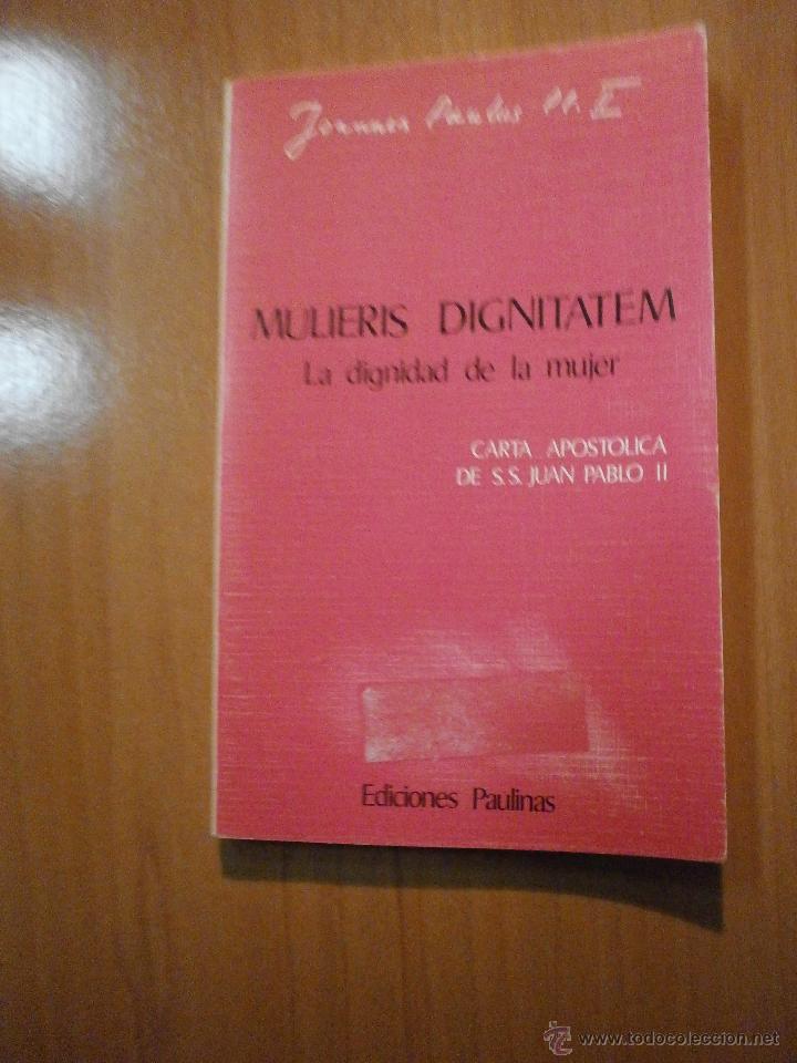 Libros: MULIERIS DIGNITATEM - Foto 1
