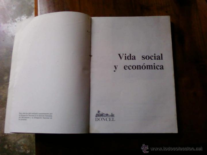 Libros: VIDA SOCIAL Y ECON&Oacute;MICA. DONCEL - Foto 4