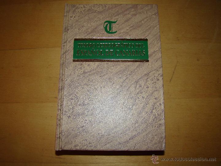 Libros: TESORO LEXICOGR&Aacute;FICO DEL ESPA&Ntilde;OL DE CANARIAS - Foto 1