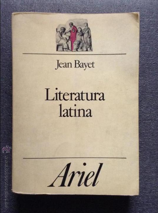 Libros: LITERATURA LATINA JEAN BAYET - Foto 1