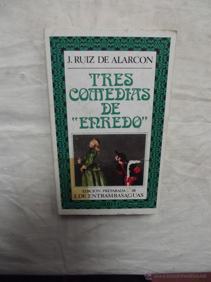 Libros: TRES COMEDIAS DE ERREDO DE J. RUIZ DE ALARCON - Foto 1