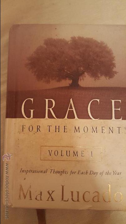 Libros: grace for the moment, volume i, max lucado - Foto 1