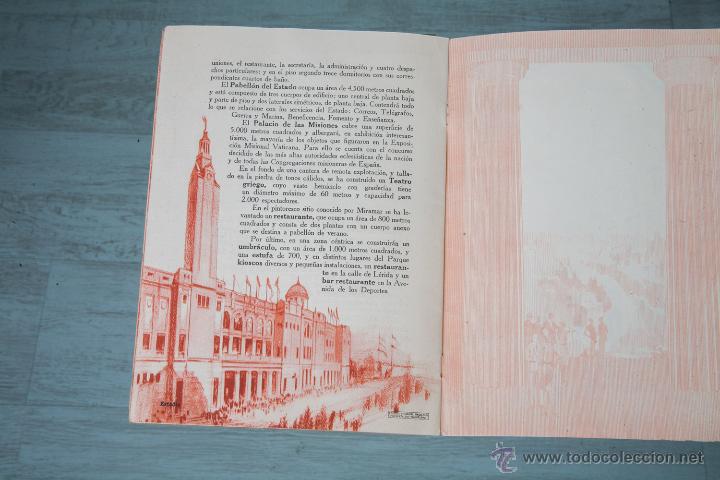 Libros: EXPOSICION INTERNACIONAL BARCELONA 1929 - FOLLETO - Foto 4