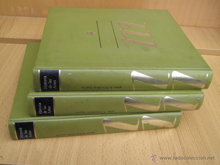 Libros: ENCICLOPEDIA DE LAS ARTES - 3 TOMOS . EDITORIAL MAR&Iacute;N. - Foto 2