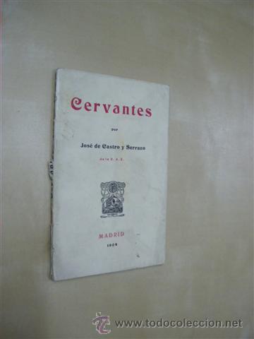 Libros: CERVANTES - JOSE DE CASTRO Y SERRANO - Foto 1