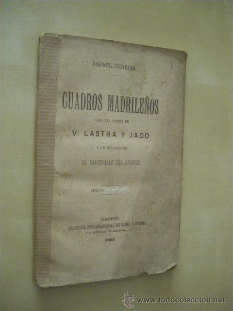 Libros: CUADROS MADRILE&Ntilde;OS - RAFAEL HEREDIA - Foto 1