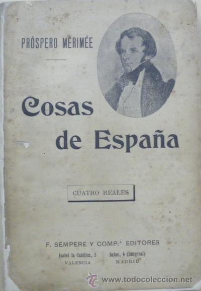 Libros: COSAS DE ESPA&Ntilde;A - PROSPERO MERIMEE - Foto 1