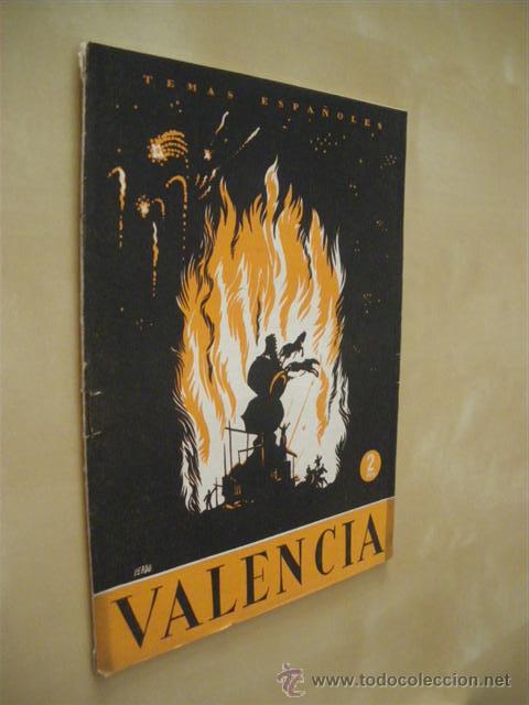 Libros: VALENCIA. TEMAS ESPA&Ntilde;OLES NUM.103 - JUAN LUGO ROIG - Foto 1