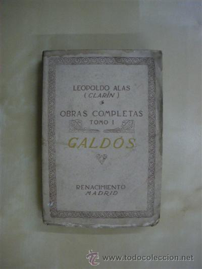Libros: OBRAS COMPLETAS. TOMO I - LEOPOLDO ALAS. CLARIN - Foto 1