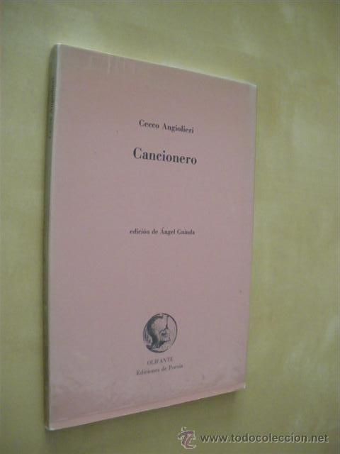 Libros: CANCIONERO - CECCO ANGIOLIERI - Foto 1