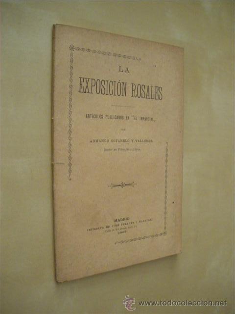 Libros: LA EXPOSICI&Oacute;N ROSALES - ARMANDO COTARELO VALLEDOR - Foto 1