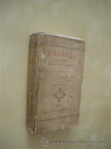 Libros: L&acute;ESPRIT DES AUTRES - EDOUARD FOURNIER