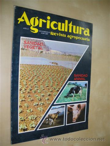 B&uuml;cher: AGRICULTURA. REVISTA AGROPECUARIA. N&ordm;604. NOVIEMBRE 1982. SANIDAD ANIMAL - REVISTA