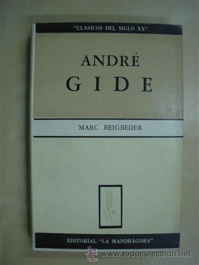 Libros: ANDR&Eacute; GIDE - MARC BEIGBEDER - Foto 1