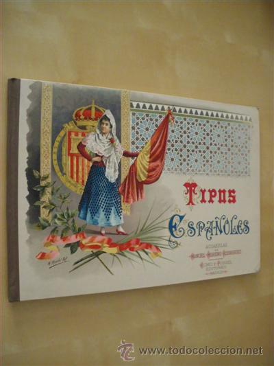 Libros: TIPOS ESPA&Ntilde;OLES. ACUARELAS - MANUEL MORENO RODRIGUEZ - Foto 1