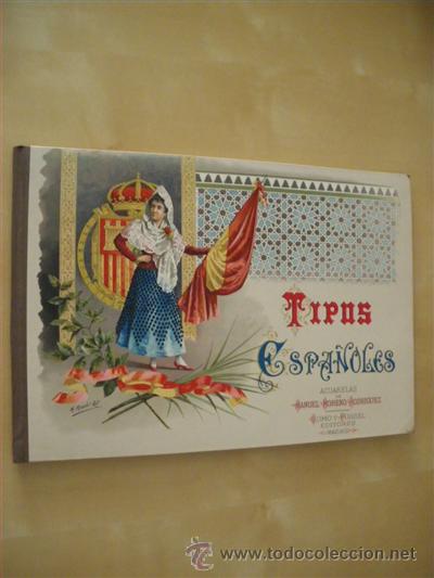 Libros: TIPOS ESPA&Ntilde;OLES. ACUARELAS - MANUEL MORENO RODRIGUEZ - Foto 1