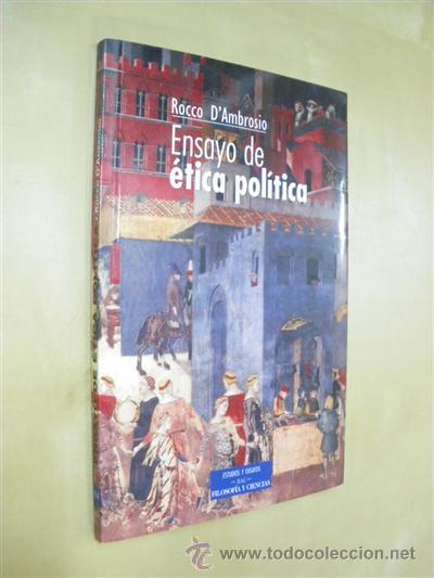 Libri di seconda mano: ENSAYO DE &Eacute;TICA POL&Iacute;TICA - ROCCO D&acute;AMBROSIO