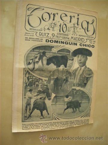 Libri di seconda mano: TORER&Iacute;AS. REVISTA TAURINA. NUMERO 381. A&Ntilde;O 1927