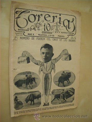 B&uuml;cher: TORER&Iacute;AS. REVISTA TAURINA. NUMERO 88. A&Ntilde;O 1922