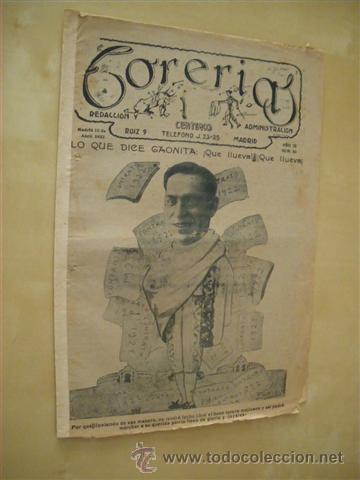 B&uuml;cher: TORER&Iacute;AS. REVISTA TAURINA. NUMERO 99. A&Ntilde;O 1922