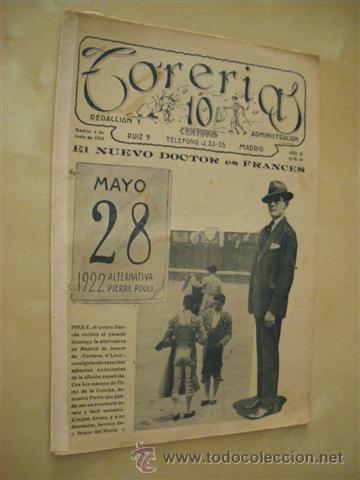 B&uuml;cher: TORER&Iacute;AS. REVISTA TAURINA. NUMERO 645. A&Ntilde;O 1932