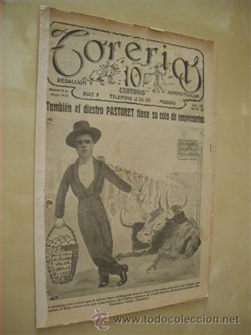 B&uuml;cher: TORER&Iacute;AS. REVISTA TAURINA. NUMERO 107. A&Ntilde;O 1922
