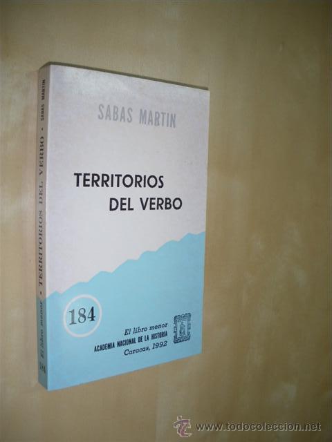 Libros: TERRITORIOS DEL VERBO - SABAS MART&Iacute;N - Foto 1