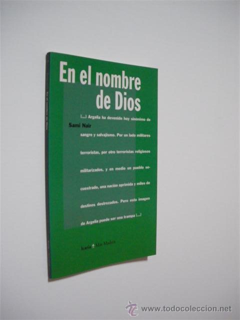 Libros: EN EL NOMBRE DE DIOS - SAMI NA&Iuml;R - Foto 1