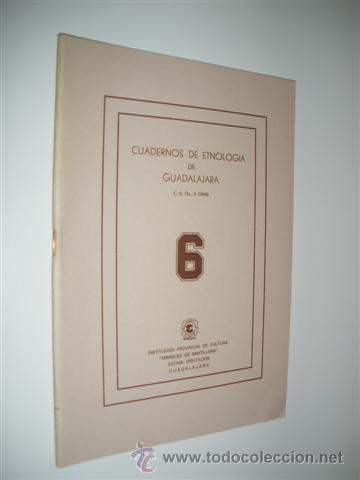 Libros: CUADERNOS DE ETNOLOGIA DE GUADALAJARA. NUMERO 6 - REVISTA