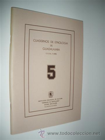 Libros: CUADERNOS DE ETNOLOGIA DE GUADALAJARA. NUMERO 5 - REVISTA