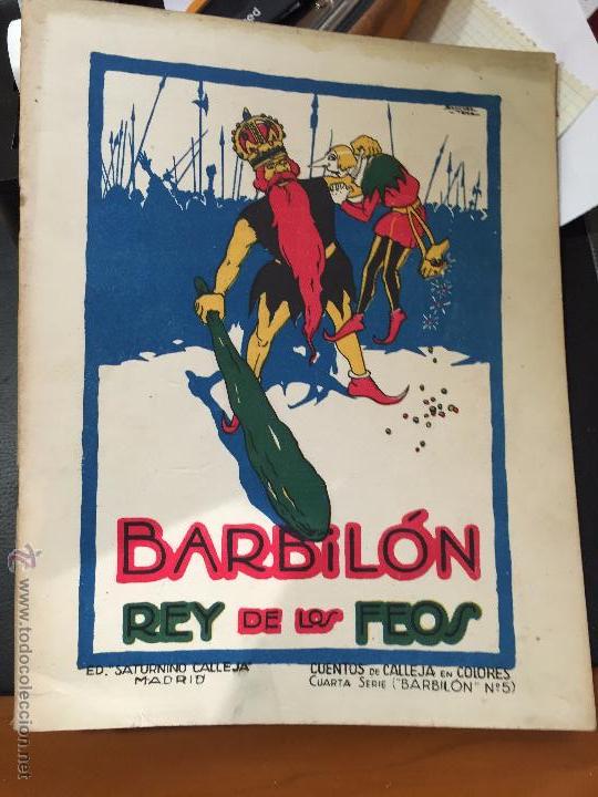 Libros: BARBILON REY DE LOS FEOS CUENTOS CALLEJA NUEVO - Foto 1