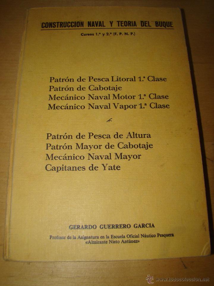 Libros: CONSTRUCCI&Oacute;N NAVAL Y TEOR&Iacute;A DEL BUQUE - Foto 1