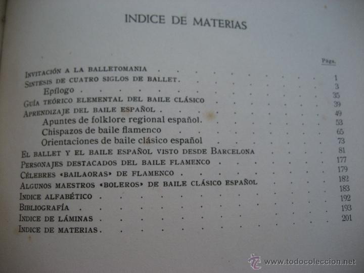 Libros: Ballet y Baile Espa&ntilde;ol. 1944. Alfonso Puig Claramunt - Foto 17