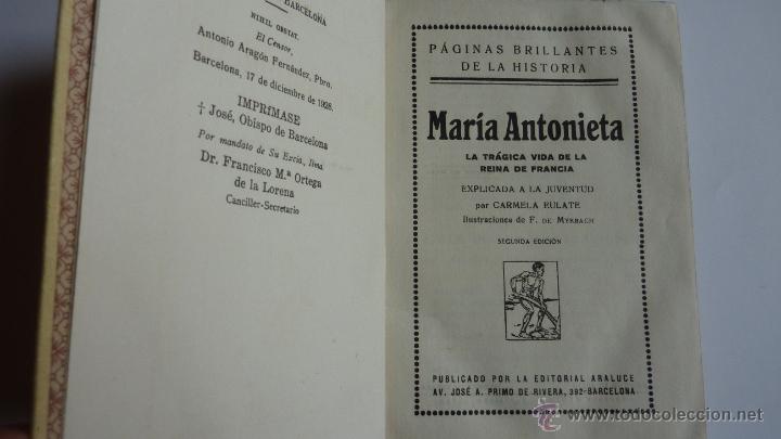 Libros: MARIA ANTONIETA. ED. ARALUCE 1941 - Foto 2