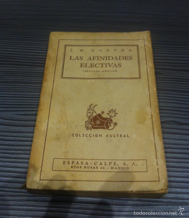 Libros: Las afinidades electivas - Foto 1