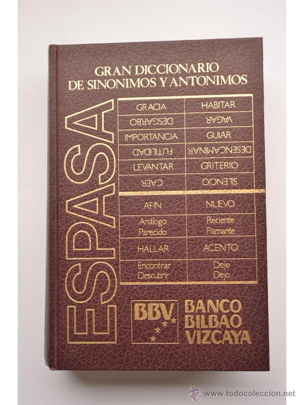 Libros: Gran diccionario de sin&oacute;nimos y ant&oacute;nimos - ESPASA - Foto 1