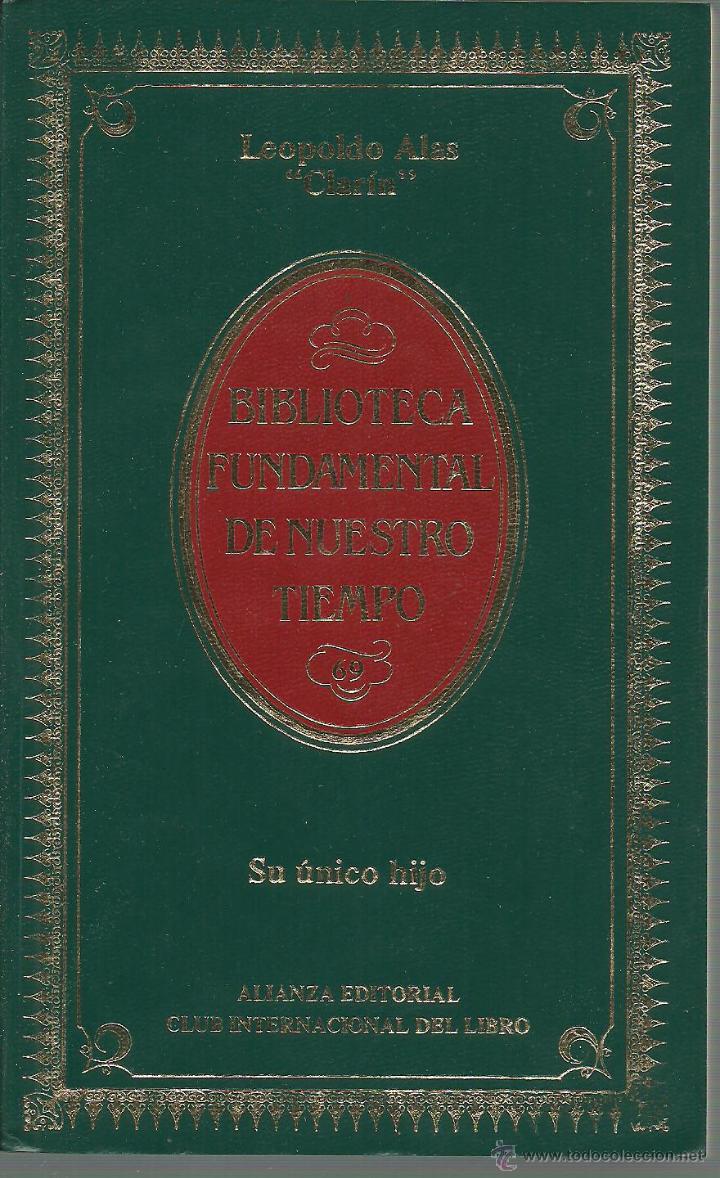 Libros: SU UNICO HIJO - LEOPOLDO ALAS CLARIN - Foto 1