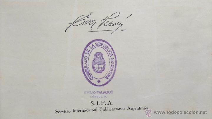 Libros: EVA PERON. LIBRO CON EL SELLO DEL CONSUL GENERAL EN ESPA&Ntilde;A EMILIO PALACIOS. - Foto 5
