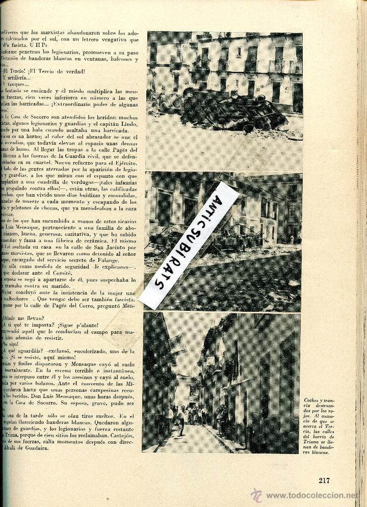 B&uuml;cher: GUERRA CIVIL EN SEVILLA IGLESIAS QUEMADA BARRICADAS BARRIO DE TRIANA CADIZ DESTRUIDO GRANADA CORDOBA