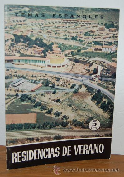 Libros: Temas Espa&ntilde;oles, n&uacute;m. 13. RESIDENCIAS DE VERANO - JOS&Eacute; ELY CUBERO - Foto 1