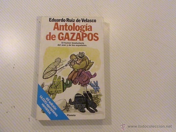 Libros: ANTOLOG&Iacute;A DE GAZAPOS. EDUARDO RU&Iacute;Z DE VELASCO. - Foto 1