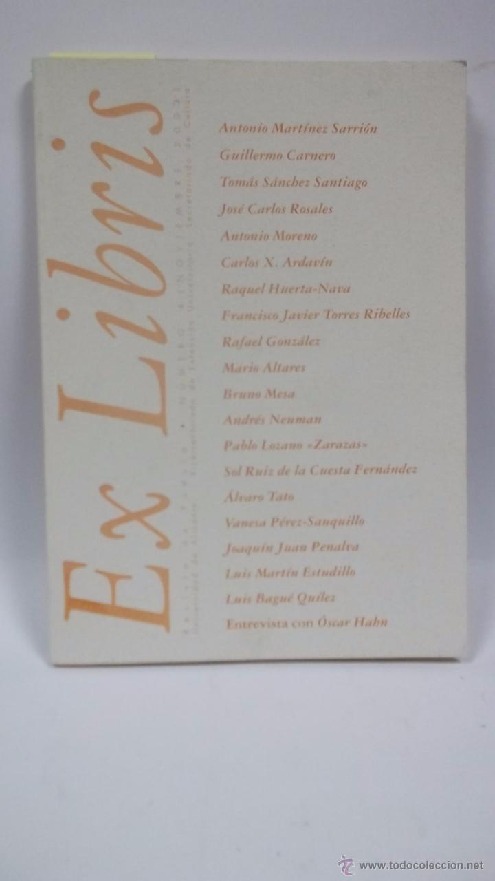 Libros: REVISTA Ex Libris n&ordm;4 Noviembre 2003 - Foto 1