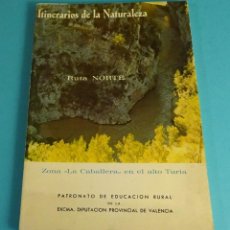 Libros: RUTA NORTE. ZONA LA CABALLERA EN EL ALTO TURIA. ITINERARIOS DE LA NATURALEZA. Lote 54397130