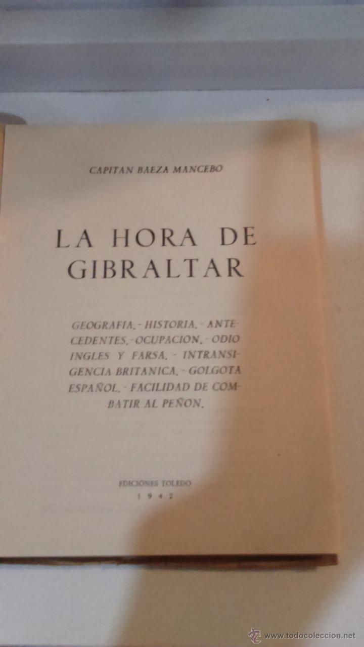 Libros: LA HORA DE GIBRALTAR - Foto 2