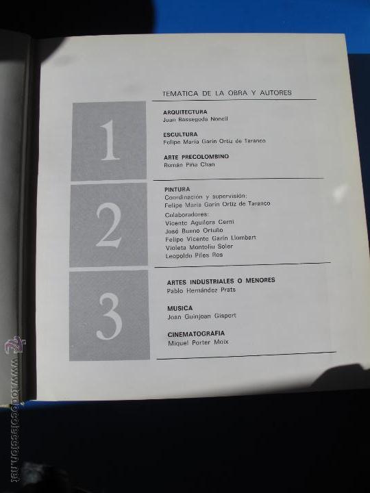 Libros: ENCICLOPEDIA DE LAS ARTES - 3 TOMOS . EDITORIAL MAR&Iacute;N. - Foto 5